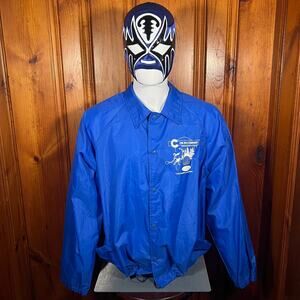 XL Vintage 90s Windbreaker Blue Golf Tournament Northwest Colorado